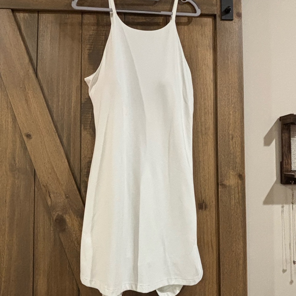 Lululemon Athletica High-Neck Dress in White